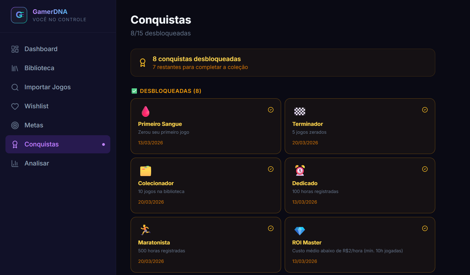 Conquistas